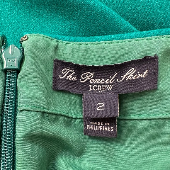 J. Crew The pencil skirt Double-serge wool blend midi - Picture 8 of 9